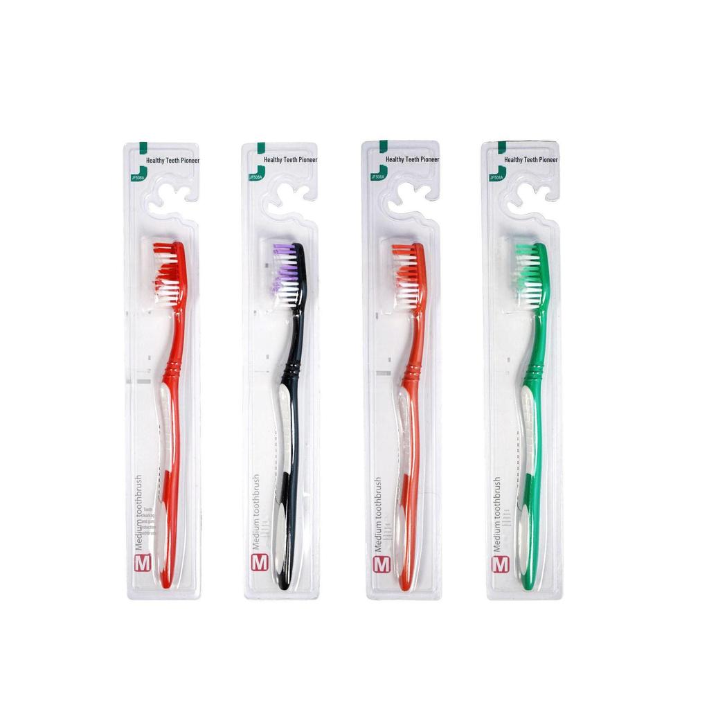 Зубная щетка Jian Bamboo Charcoal Soft Bristle Toothbrush - унисекс и нежный дизайн