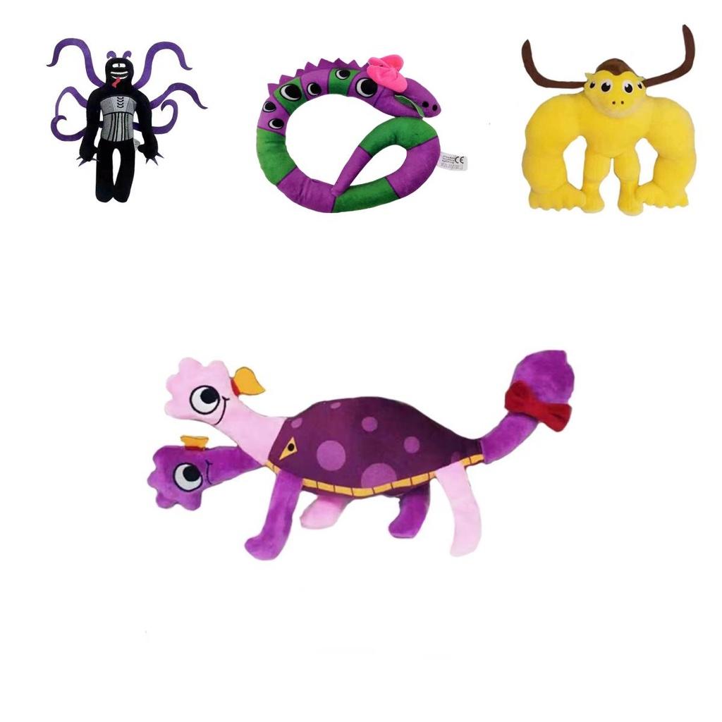 Garten Of Banban Plush Toy Super Soft Short Plush Yellow Four-eyed Muscle Bull Doctor Lady Big Bow Snake Dual-headed Red Turtle Blue Bull Frank