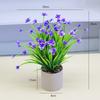 Artificial Orchid Potted Plant Decor Indoor Tabletop Home Office Living Room Modern Minimalist Plastic Mini Bonsai