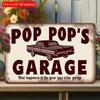 2D плоская деревянная 30*20 см 1 шт. Винтажная деревянная вывеска "Pop Pop's Garage" настенное искусство, декор в стиле ретро-автомобилей для кафе, кухни, бара, дома, идеальный подарок для гаража