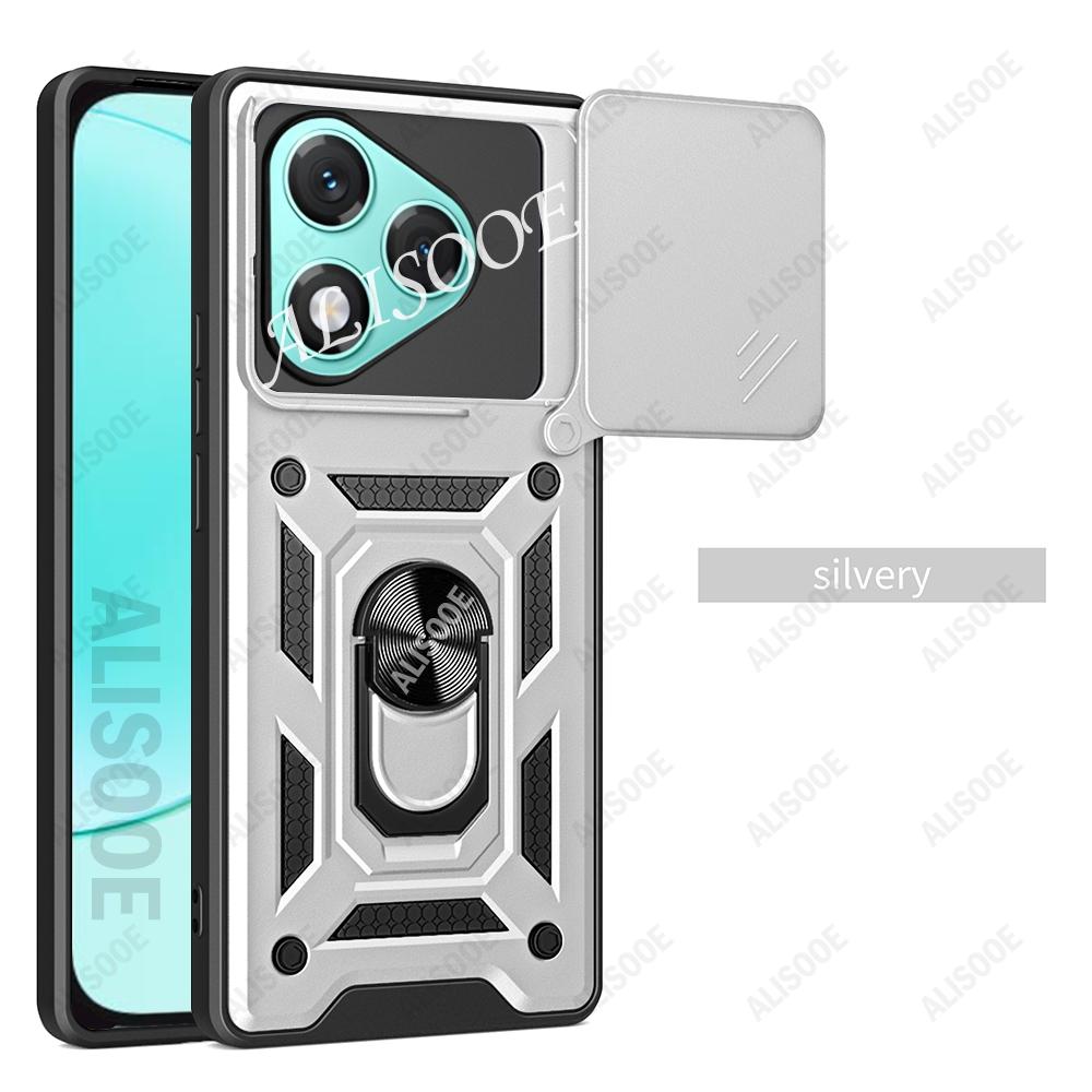 Чехол для Honor 400 Lite 5G / Honor 400 Pro Global Case Сдвижная камера Кольцо-подставка Ударопрочная крышка для Honor 400 Lite Capa