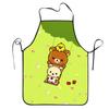 Kawaii Rilakkumas Clover Apron Cuisine Cooking Baking Painting Cartoon Aprons Garden Waterproof Tablier for Men Women