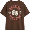 Футболка мужская Li Ning Badfive Leisure Tea Drinking Moisturizing Wicking, свободная, спортивная, с коротким рукавом, коричневая, AHSU915-1