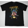 Группа Gorillaz Хлопковая черная футболка унисекс классическая BT292