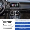 For Chevrolet Camaro 2016-UP Center Console Gear Carbon Fiber Cover Car Accessories Interior Stickers