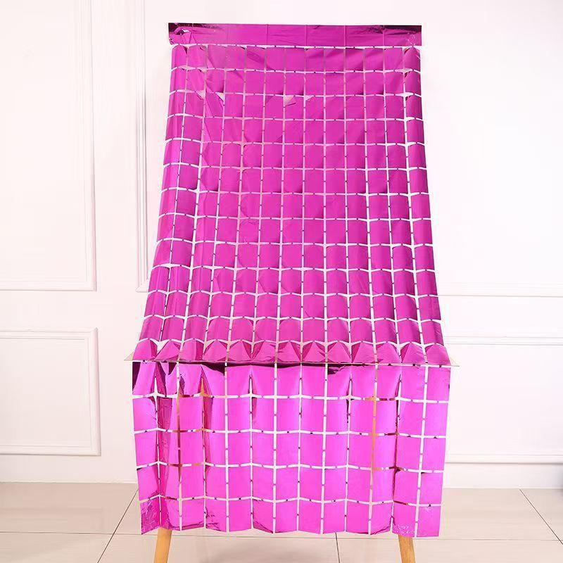 Luxury Great Event Decor Wall Background Curtain Party Decoration Backdrop Decor Square Sequin Panel