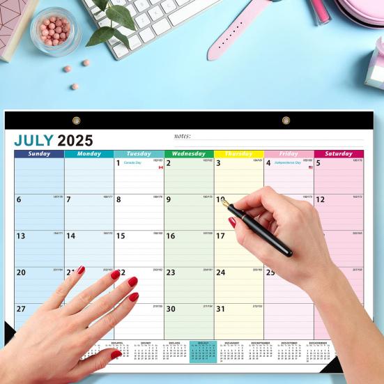 2025-2026 Настенный календарь Цветочный дизайн Настенный подвесной календарь Июль. 2025