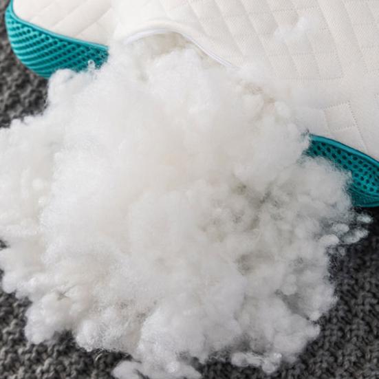 Ergonomic Neck Support Pillow Cervical Protection Memory Foam Pillows for Side Back & Stomach Sleepers Breathable Neck Rest Cushion for Bedroom Hotel