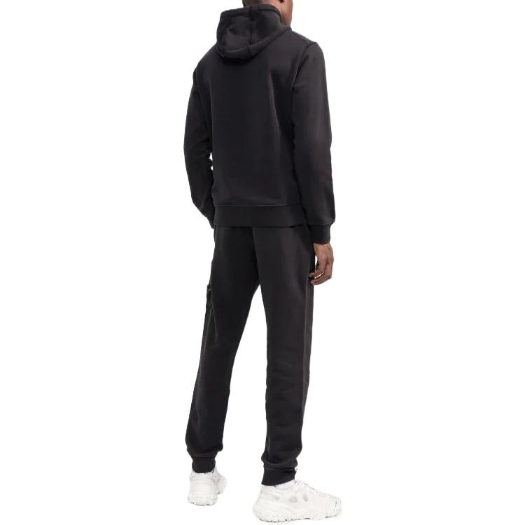 Stone Island Fleece Pants Black Men Bottoms 771564520-V0029
