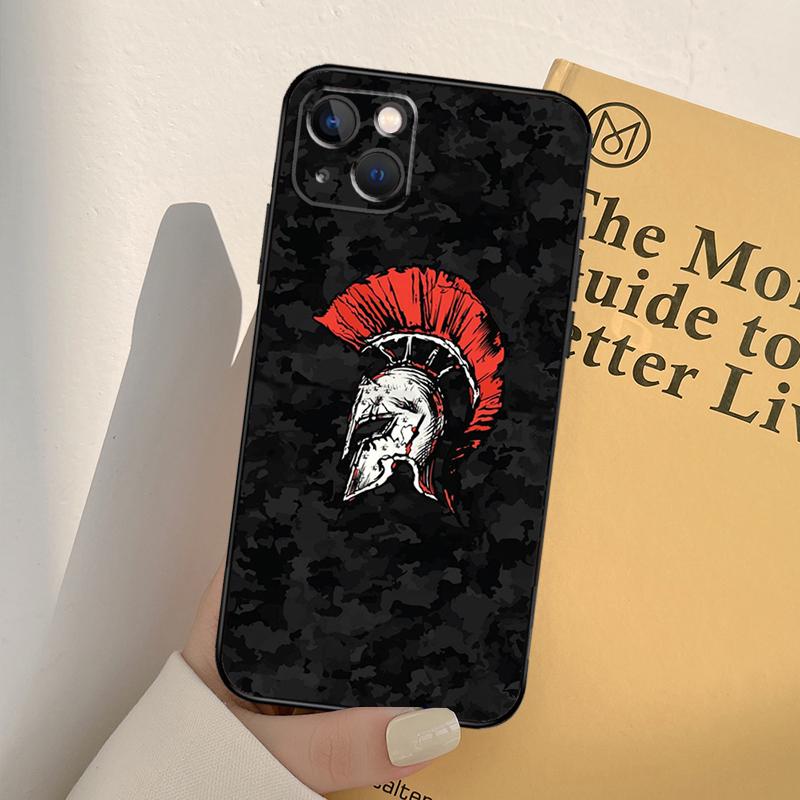 Spartan Phone Case For iPhone 12 11 13 Pro Max X XR XS Max 7 8 Plus SE 2020 12 Mini 13 Mini Cover