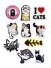 Джибитсы котики кошка cat животное Jibbitz 10 шт аксессуары крокс украшение