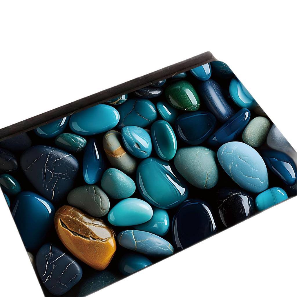 3D Colorful Diatomaceous Earth Non-Slip Bathroom Floor Mat