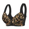 A-G Cup 36-52 Extra Large Size Bra Without Steel Ring Tank Top Style Gold Edge Lace Front Button Underwear
