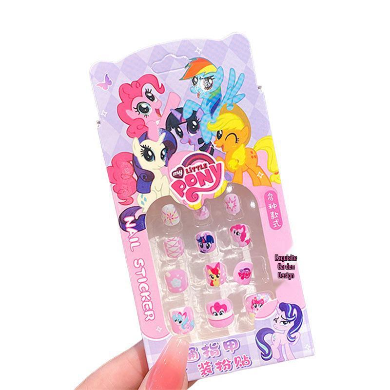 Милые наклейки для ногтей My Little Pony для детей - Носимый маникюрный подарок для девочек