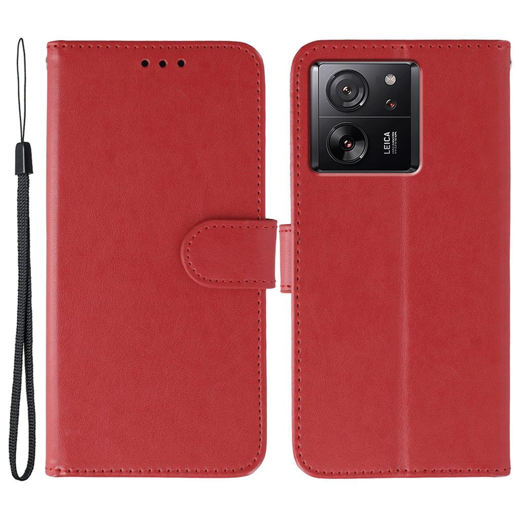 Чехлы для Xiaomi 13T Pro/13T/Redmi K60 Ultra, чехол-книжка из ПУ кожи, кошелек, с ремешком