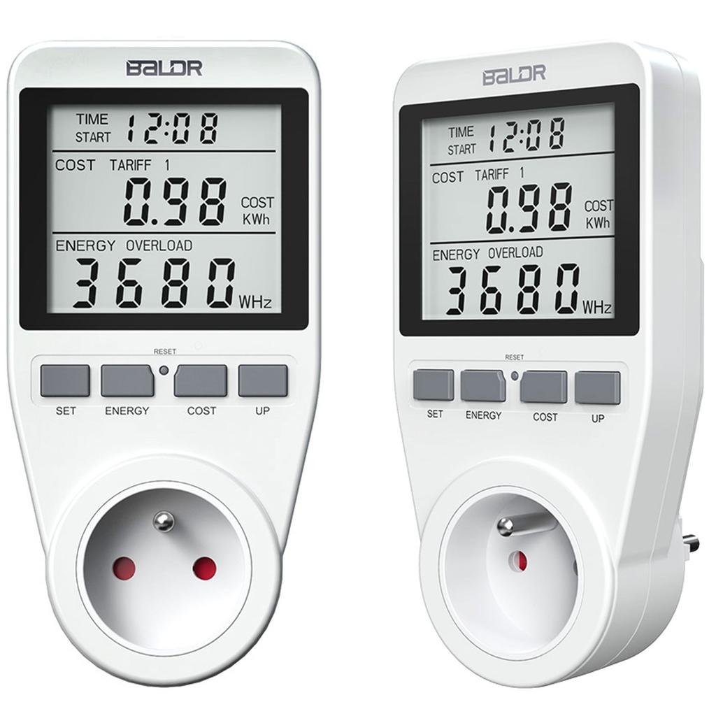 Baldr Bd-990 Single-Phase Wattmeter White