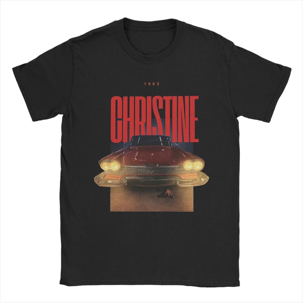 John Carpenter Christine Horror Movie Apparel Men Women T Shirts Cotton Tee Graphic Printing T-shirt Clothing