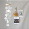 Circle Shell Wind Chimes Creative Home Decoration Natural Shell Shell Wind Chimes With Crisp Ringtones Shell Pendant Balcony