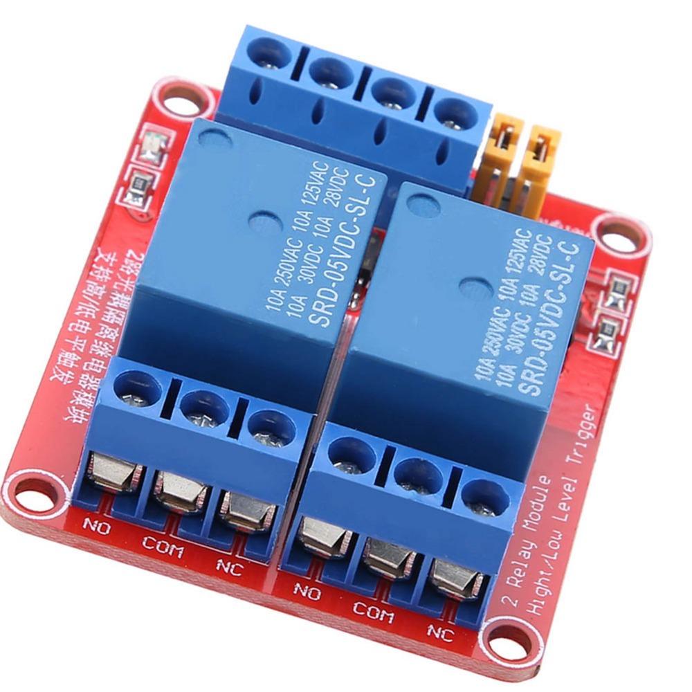 2 Channel High and Low Level Trigger Relay Module DIY Electronics Projects