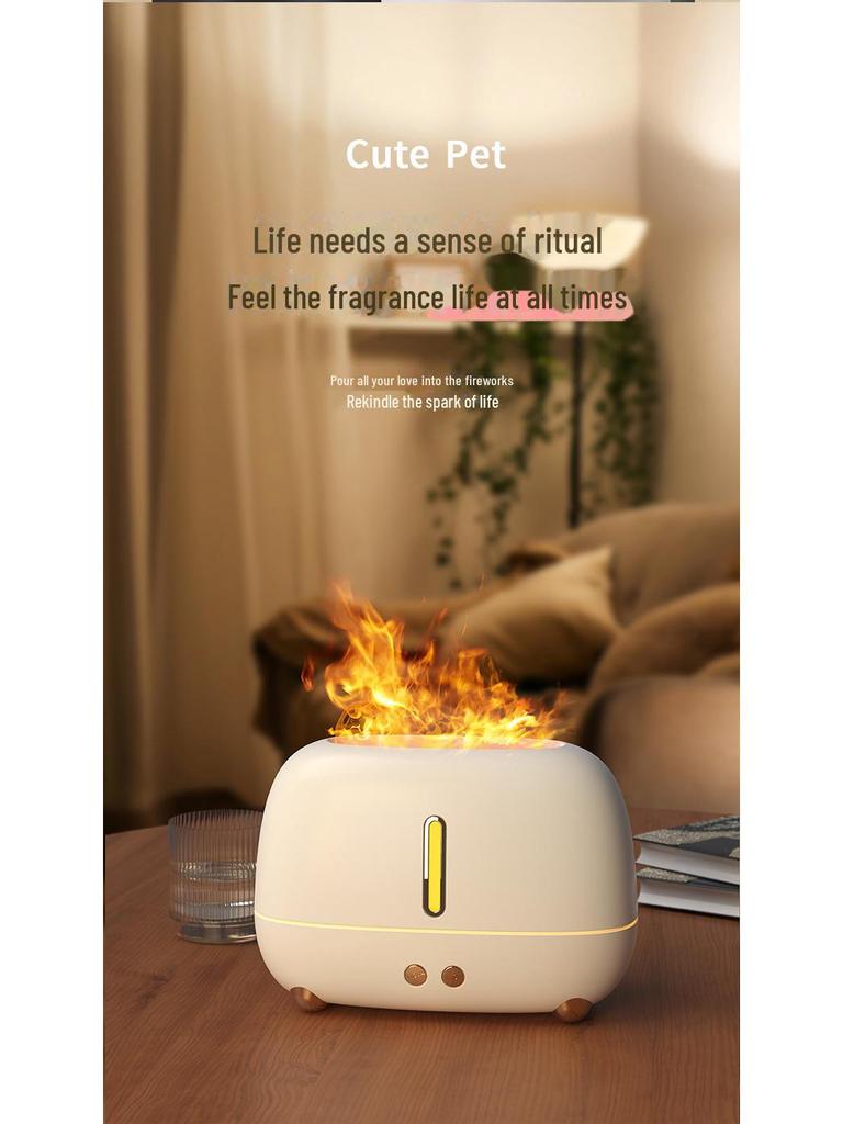 Увлажнитель воздуха USB Flame 2023: Большой аппарат для ароматерапии с распылителем для дома и спальни