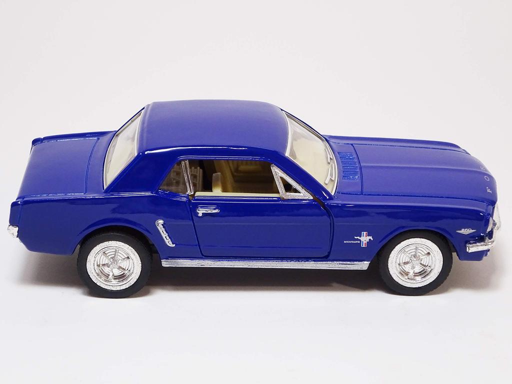 Kinsmart Ford Mustang 1964 Модель Синий Литой Автомобиль KT5351 1/2 1/36