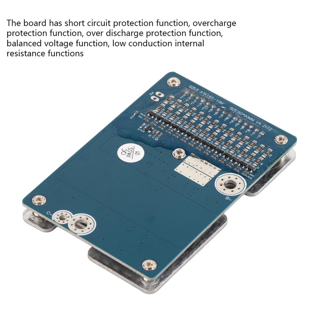 14 Series 48V Li Battery Cell BMS PCB Protection Balance Board Module TK14S40A‑10M V1