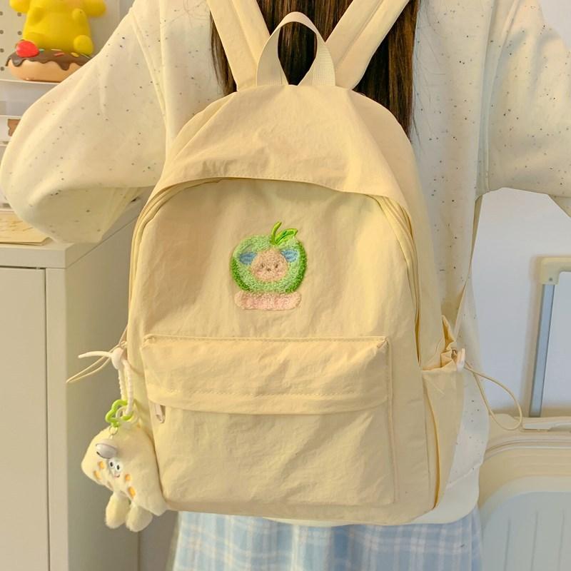 Schoolbag small fresh schoolbag female junior high school students cute sweet travel backpack leisure large capacity high school students