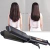 Wide Plate Flat Iron Professional Titanium Alloy Hair Straightener Temperature Adjustable Straightening Venting Styling Tool
