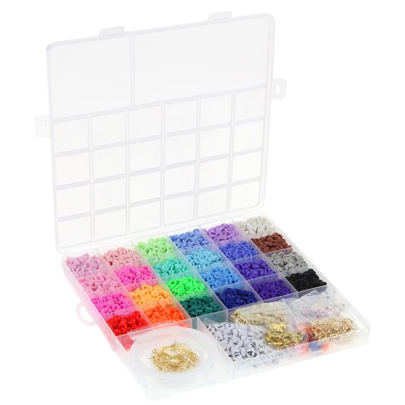 Beads Set for Making Bracelets, Earrings, Charms, Letters