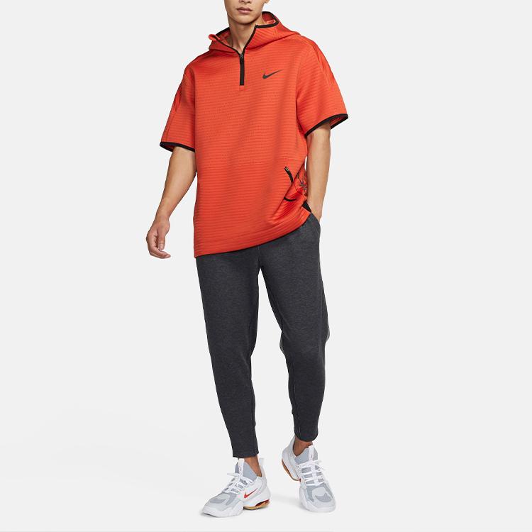 Nike Мужские тренировочные брюки Dri-FIT Yoga темно-серого меланжевого цвета CU6784-010