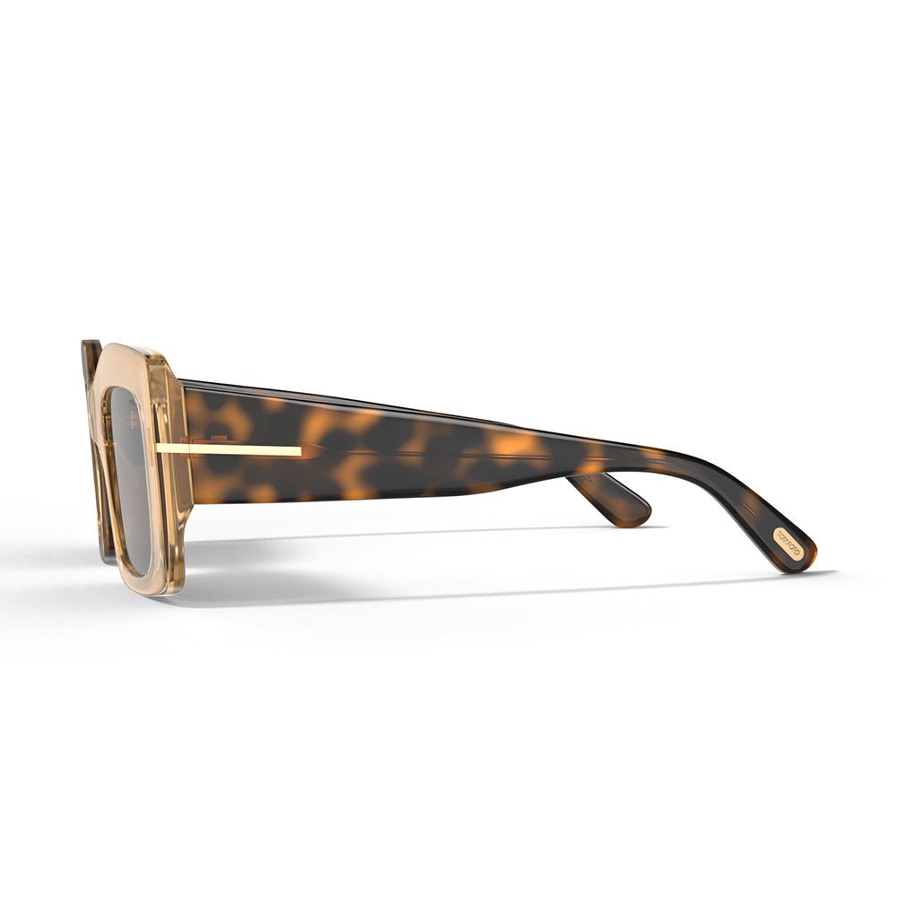 Tom Ford Square Round Face Slimming Irregular Frame Sunglasses Unisex sunglasses FT1188