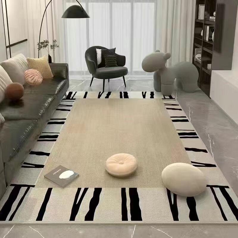 Ковер для гостиной в стиле легкой роскоши, устойчивый к загрязнениям