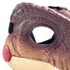 Movable Mouth Dino Mask with Dinosaur Scream Lifelike Dinosaur Mask Headwear Raptor Dinosaur Mask for Halloween Carnival Party