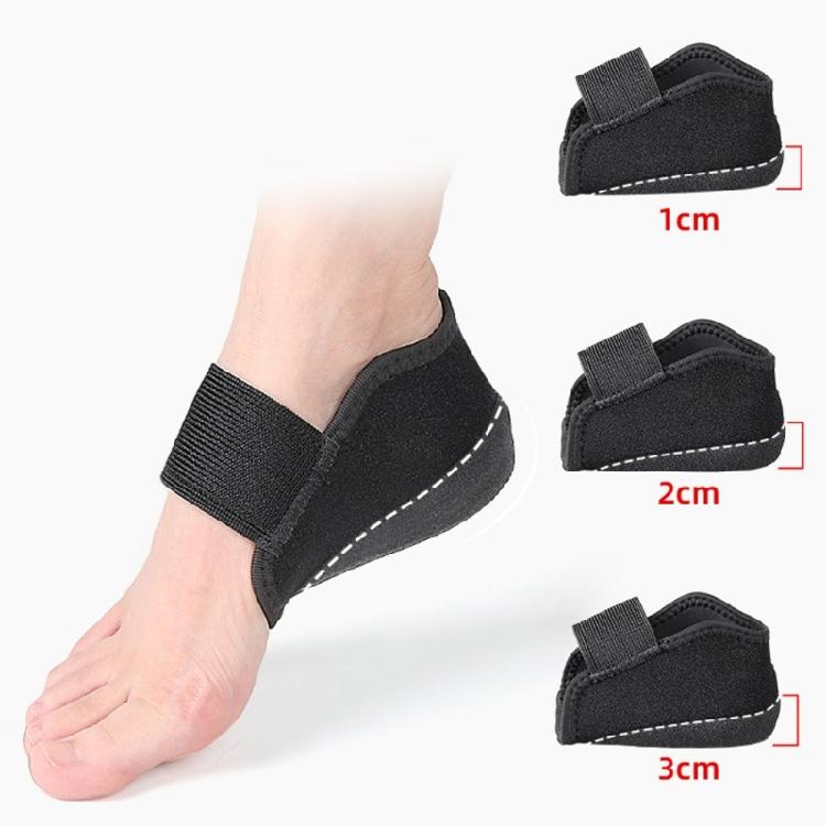 Adult Orthopedic Washable Heel Pads With Arch Support Height Increase Shoe Insoles Adjustable Elastic Bandage Inserts