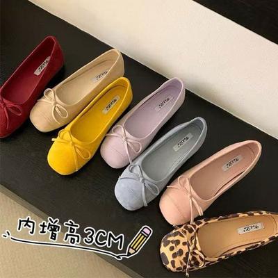 Французские туфли-лодочки на плоской подошве с бантом, легкий вечерний бриз, туфли-лодочки Мэри Джейн, женская коллекция весна-лето 2025