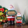 Смола Фигурка Деда Мороза с табличкой Merry Christmas - Праздничное украшение для дома