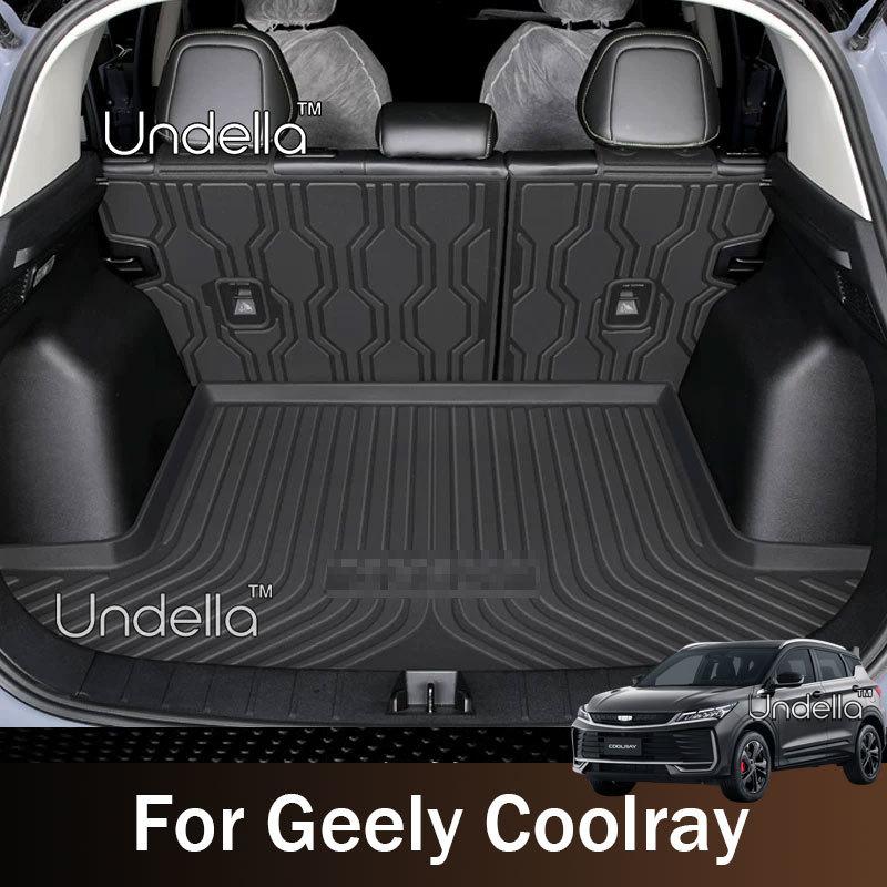 For Geely Coolray 2026 2025 Coolray Plus Car TPE Trunk Mat Rear Seat Backrest Protective Pad Anti-Kick Cargo Liner Accessories
