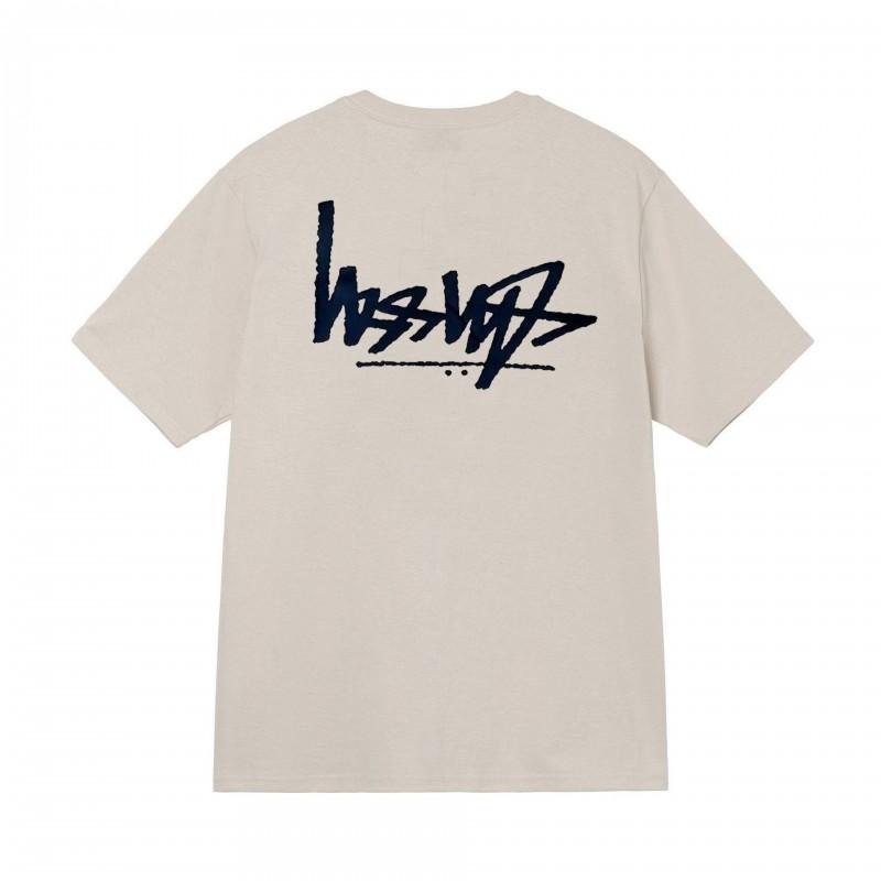 Stussy Style Short Sleeve T-Shirts Men Women Loose Fit Casual Tees Multiple Graphic Color Options