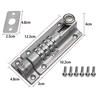 Metal Combination Bolt Lock Wooden Door Combination Lock Door Bolt Door Buckle