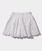 Place Studio Lace Ribbon Micro Mini Shorts Skirt [Black]