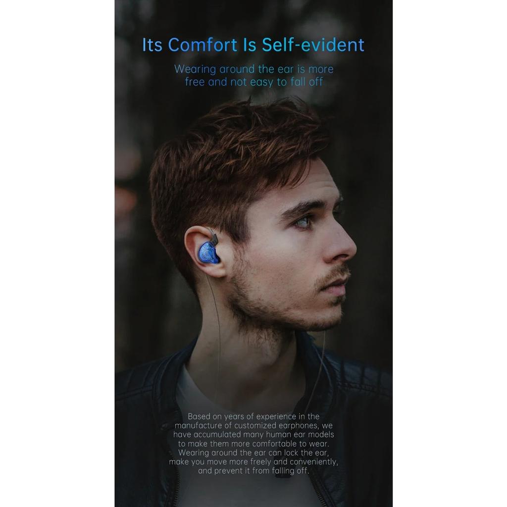 Original Copper Driver HiFi Wired Earphone Race Sport Headphone Bass Stereo Gaming Headset Music Earbuds 3.5MM In Ear With Mic