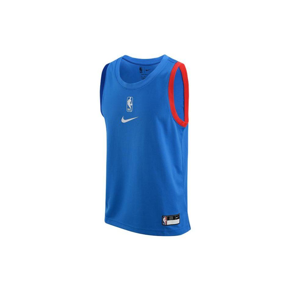 Nike X NBA Co-Branded Sports Tank Top With Logo Graphic Men Tops Light-Blue DR2275-435