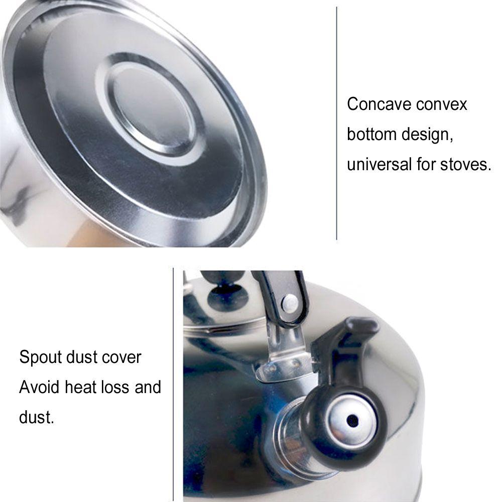 Restaurant Ergonomic Handle Stove Gas Water Kettle Teapot for Trips Whistling Kettle Teakettle