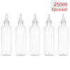 Clear with Childproof Cap Squeeze Bottles Refillable Bottles Liquid Dispenser Empty Dropper Bottles