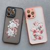 Чехол для телефона с цветочным узором и змеей для IPhone 15 11 14 Pro Max 13 12 Pro Max Mini X XR XS SE2 14 8 7 Plus Ударопрочная задняя крышка Funda