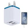 Double Phone Charger USB Wall Charger With Smart Charging Dual Charger Block Cell Phone Wall Chargers Portable & Safe For Phone
