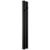 Wooden clothes hanger Lamele 98cm module 12cm black