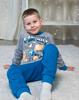 Комплект пижамы для мальчиков – Мягкая трикотажная ткань и принт «Галактика», Для любого сезона, 6076-001-33-6 HC