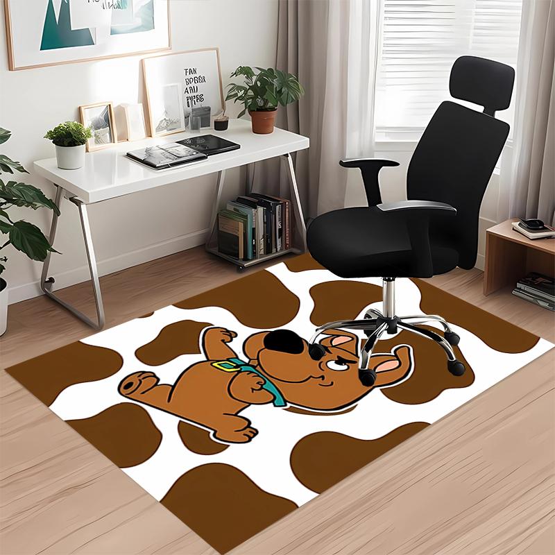Scooby-Doo Printed Carpet, for Office Chair Living Room Bedroom Kitchen Room Decor Gifts.