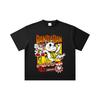260 GSM Double Yarn 32 Count 100% Cotton Dandadan V31 Turbo Granny Print Unisex Heavy Cotton T Shirt